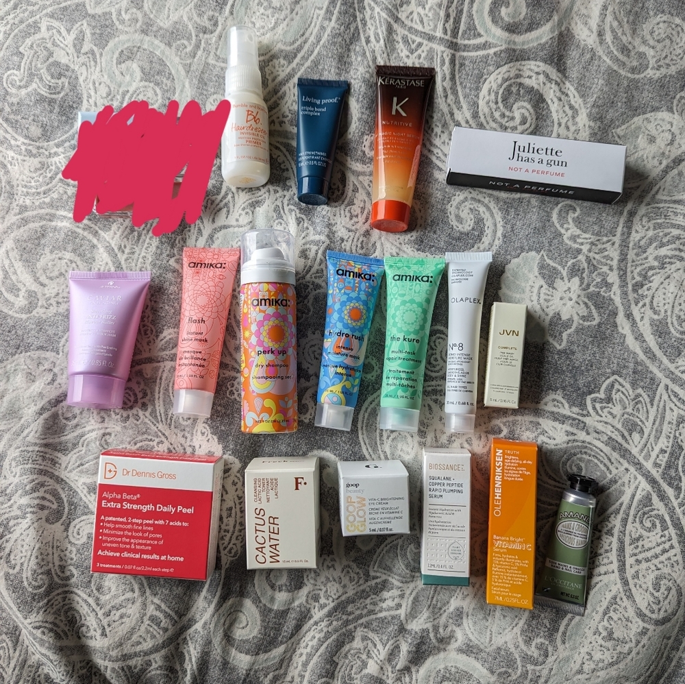 SOLD off posh - skincare, hair and a fragrance minis